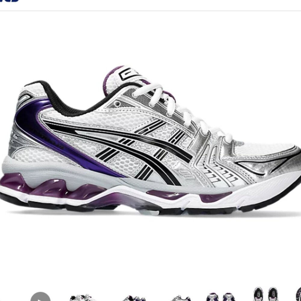 Asics Gel Kayano 14 (White/Grape, US W9)